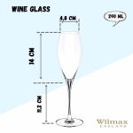 Чаши за шампанско 290 мл - 2 бр Crystallite, Wilmax Англия