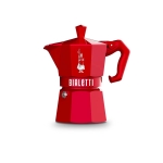 Кафеварка за 6 чаши Moka Exclusive, червена, Bialetti Италия