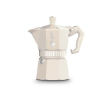 Кафеварка за 6 кафета Moka Exclusive, цвят крем, Bialetti Италия