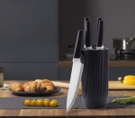 Комплект кухненски ножове Cheffino с поставка за безопасно и удобно съхранение