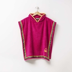 Детско пончо за плаж 65 х 65 см, розов цвят, Rainbow Kids, United Colors Of Benetton
