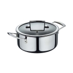 Тенджера с капак 20 х 9 см - неръждаема стомана, Masterpro Legacy