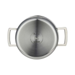 Тенджера с капак 20 х 9 см - неръждаема стомана, Masterpro Legacy