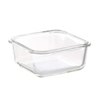 Квадратна кутия за съхранение със син капак 690 мл Rainbow, United Colors of Benetton