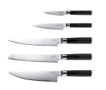 блок с 5 кухненски ножа