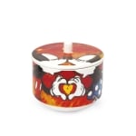 Порцеланова захарница 9 см Disney Love Sweet Love, червена, EGAN Италия
