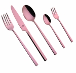 прибори за хранене в розово злато 30 части