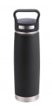 Метална вакуумна термо бутилка 500 мл Walking Аnywhere, черен цвят, Bergner Австрия