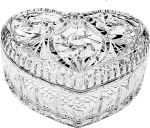 кристална бижутерка с форма на сърце