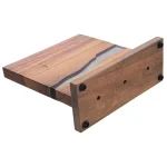 акациев блок за ножове с магнит