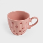 Керамична чаша за кафе или чай 200 мл CHERISH LOVE - череши, HOMLA Полша