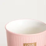 красива чаша с надпис Любов