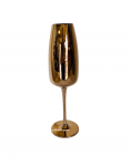Метализирана чаша за шампанско 290 мл, цвят злато