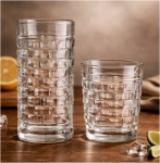 Стъклени чаши за уиски 245 мл RATAN, 12 броя