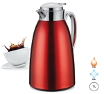 термокана за чай 1 литър - червена