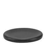 Керамична чиния за презентация Ø 25.4 x h 2.5 см - ATLAS, черен цвят