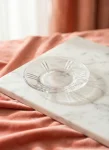 Стъклени чинийки за чаши за чай Ø 12.4 см - 6 броя, кръгли