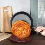 Чугунен тиган 30 см с дървена дръжка, VL Полша