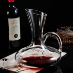Стъклен декантер за вино с дръжка 20 x 20 см