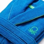 Халат за баня Neutral M/L, син цвят, United Colors Of Benetton