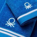 Комплект 3 броя кърпи Rainbow, син цвят, United Colors Of Benetton