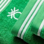 Комплект 3 броя кърпи Rainbow, зелен цвят, United Colors Of Benetton
