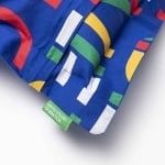 Възглавница 40 x 40 см Rainbow, син цвят с надписи, United Colors Of Benetton