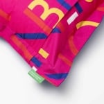 Възглавница 40 x 40 см Rainbow, розов цвят с надписи, United Colors Of Benetton