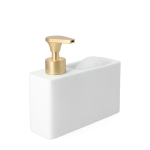 дозатор за течен сапун в бял цвят