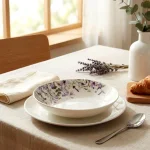 полски цветя порцеланов сет за хранене