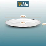 Метално плато - поднос за сервиране 29 x 18 см, VL Полша