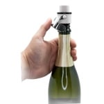 Метална тапа за шампанско с помпа - 2 IN 1, бял цвят, Vin Bouquet Испания