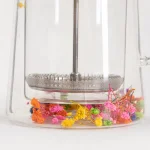 Двустенна френска преса за кафе и чай 700 мл SECO FLOWER, HOMLA Полша