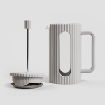 френска преса - сива