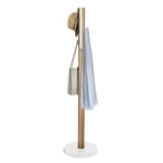 Свободностояща закачалка за дрехи FLAPPER, цвят бял / натурален, UMBRA Канада