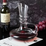 Стъклен декантер за вино с дръжка 1700 мл