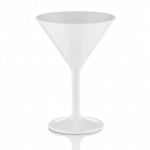 Чаша за мартини 280 мл GASTRO, бял цвят, поликарбонат