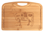 Бамбукова дъска с улей 33 x 24 x 0.9 см - гравирана