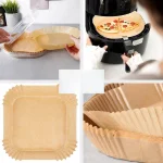 Квадратни хартиени кошници за Air Frier 19 x 19 см - 50 бр, VL Полша