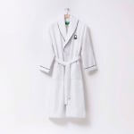 Халат за баня B&W L/XL, бял цвят, United Colors Of Benetton