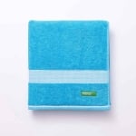 Кърпа за баня 70 x 140 см Summer, син цвят, United Colors Of Benetton