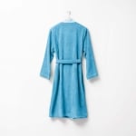 Халат за баня Summer M/L, цвят син с лента жакард, United Colors Of Benetton