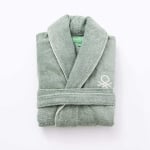 Халат за баня Core M/L, светлозелен цвят, United Colors Of Benetton