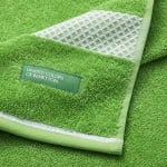 Кърпа за баня 70 x 140 см Summer, зелен цвят, United Colors Of Benetton