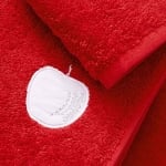 Комплект 3 броя кърпи за баня Fruits червено, ябълки, United Colors Of Benetton