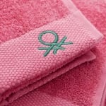 Комплект от 3 броя хавлиени кърпи Core, розов цвят, United Colors Of Benetton