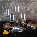 Стъклени чаши за вино 584 мл, 6 броя Chameleon