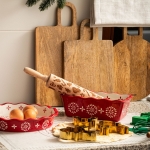 красива коледна тава за фурна