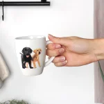 чаша за кафе и чай с кученце