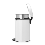 Кош за смет с педал 12 литра NewIcon - White, метална кофа, Brabantia 